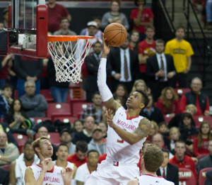 Nick Faust Goes in for layup    Photo courtesy of Kevin Yant